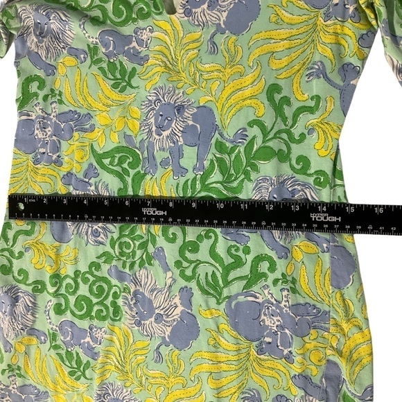 Barbara Gerwit Vintage Knit Print Dress Shirt Collar Style Size Small Coastal - Picture 6 of 10
